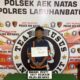 Ungkap Kasus Narkotika, Polisi Aek Natas Ciduk Pelaku  BB 2,09 Gram Sabu