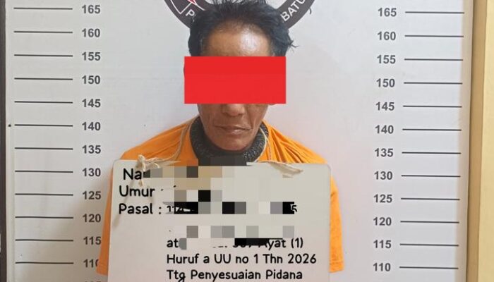 Gerebek Sarang Narkoba, Satresnarkoba  Amankan Pelaku BB 1.98 Gram Sabu