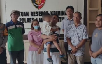 Bocah 3 Tahun Tersasar, Diamankan Personil Polres Labuhanbatu 