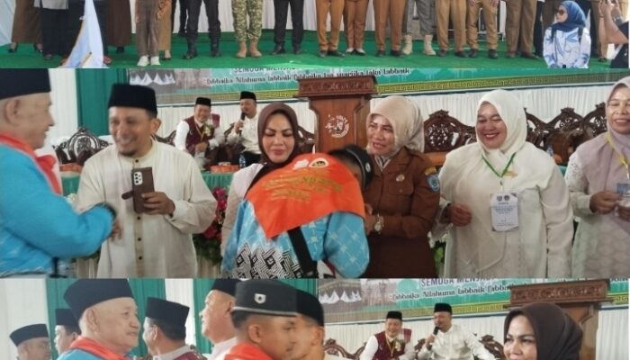 Pelepasan Kloter 13 Jamaah Haji Labuhanbatu Berlangsung Khidmat dan Haru, 224 Orang Siap Menuju Tanah Suci