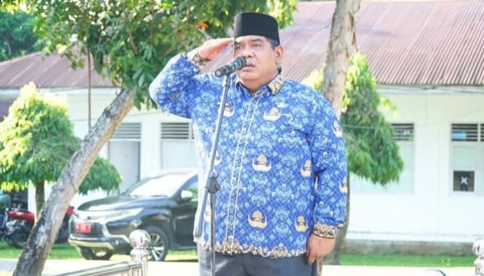 Asisten III Tekankan Empat Poin Penting Peningkatan Pajak Daerah di Apel Gabungan Pemkab Labuhanbatu
