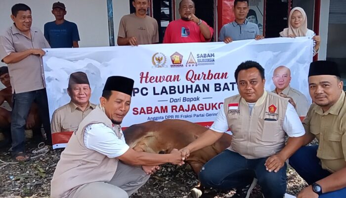 Warga Labuhanbatu Apresiasi Kepedulian Sabam Rajagukguk, Salurkan Hewan Qurban untuk Masyarakat