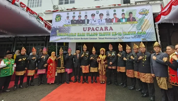 Upacara HUT ke 23 Kaur Harapan Baru Kemajuan dan Konektivitas Antar Daerah