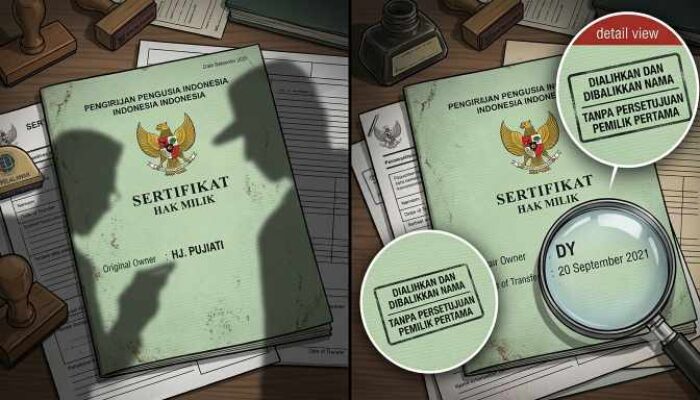 ​Hanya Dijadikan Jaminan Utang, Satu SHM Milik Pujiati di Pelalawan Ternyata “Disulap” Balik Nama Sejak 2021