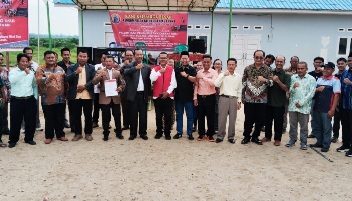 Pererat Ikatan Persaudaraan, DPC PKN Pelalawan di Desa Ukui II Resmi Dilantik