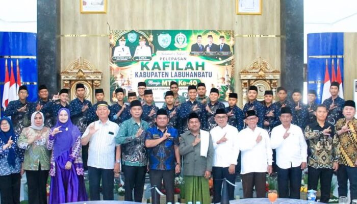 Wakil Bupati Jamri Lepas Kafilah MTQ Labuhanbatu Menuju MTQ Sumut ke-40 Tahun 2026