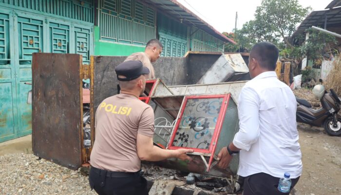 Pasca Kabakaran, Personil Polres Labuhanbatu Giat Aksi Kurve di Perumahan Griya Anugerah