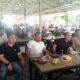 PERERAT SILATURAHMI, DANDIM 0209/LB GELAR NOBAR SEPAK BOLA PIALA DUNIA ANTARA ARGENTINA VS SWISS BERSAMA MASYARAKAT