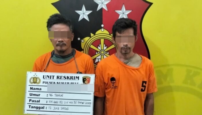 Gerebek Transaksi Sabu, Empat Pria Diamankan Polisi BB 5,87 Gram Sabu 