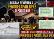 Istri Oknum APH Berinisial ESPL Di Polisikan Ediria Lase Karena Diduga Penipuan Penggelapan BPKB
