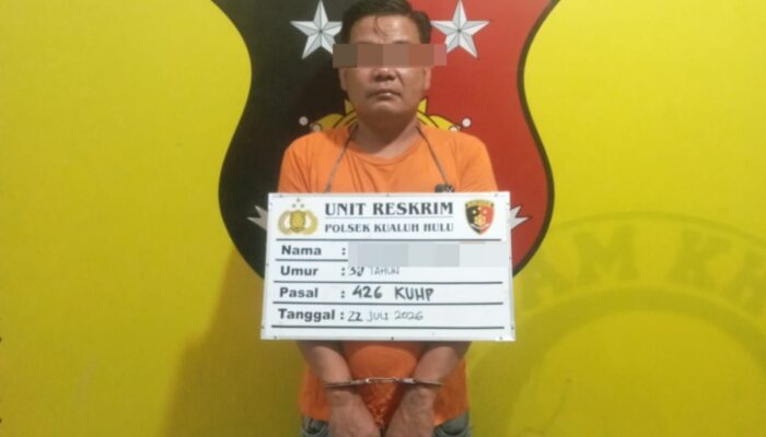 Personil Polsek Kualuh HuluTangkap Bandar Togal dan Barang Bukti