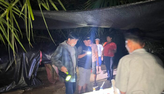 Polisi Bilah Hulu Gerebek Pondok Lokasi Penyalah Guna Narkoba