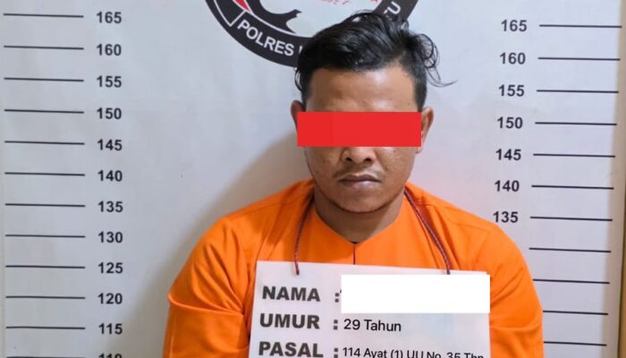 Jualan Sabu, Lomo Warga Labusel disikat Tim Satresnarkoba polres labuhanbatu 