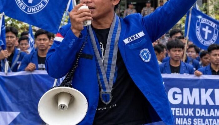 Tak Ada Kepastian Hukum & Oknum Polisi Polres Nias Selatan Diduga Tak Beretika, GMKI Teluk Dalam Demo Hari Juma’at ini
