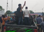 Aliansi Nelayan Peduli Sungai Kerumutan Menggelar Aksi Damai Depan PT KPT