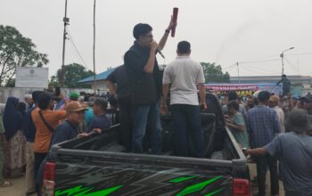Aliansi Nelayan Peduli Sungai Kerumutan Menggelar Aksi Damai Depan PT KPT