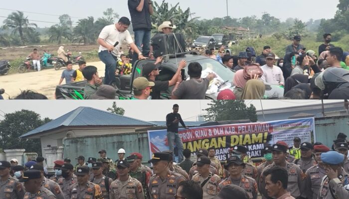 Aksi Nelayan di Kerumutan, Meldianto Pertanyakan Keberpihakan Lurah dan Minta Bupati Cek Kolam Limbah PT KPT