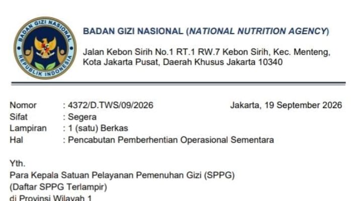 Diduga Adanya Konspirasi, Korwil BGN Kabupaten Nias Utara Terkesan Ulur Waktu Mengaktifkan 2 Dapur MBG
