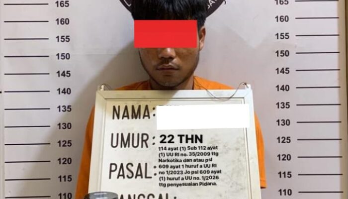 Miliki Sabu, warga Dolok sigompulan ditangkap Tim Satresnarkoba 