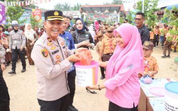 Wakapolres Hadiri Sedekah Segenggam Beras, Wujud Kepedulian untuk Pelajar