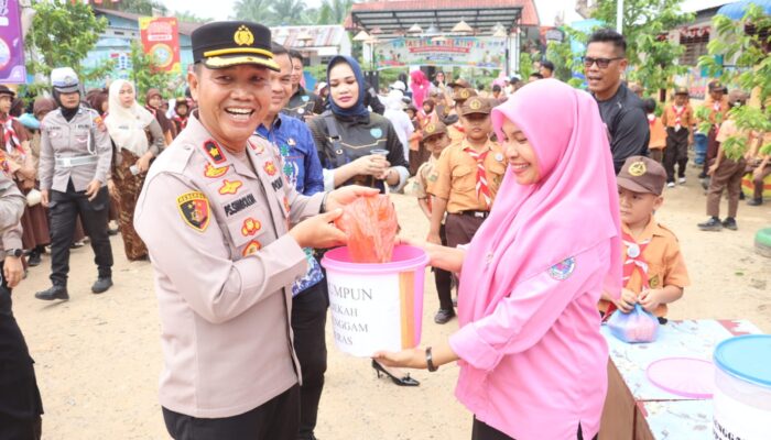 Wakapolres Hadiri Sedekah Segenggam Beras, Wujud Kepedulian untuk Pelajar
