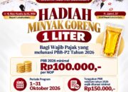 Semarak HUT ke-81 Pemkab Labuhanbatu, Bapenda Beri Hadiah 1 Liter Minyak Goreng Bagi Pelunas PBB-P2 2026*