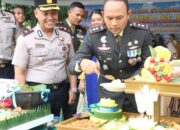 Semarak HUT TNI, Polres Labuhanbatu Berikan Kejutan kepada Satuan TNI