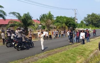 Polres Kaur Gelar Simulasi Pelayanan Aksi Unjuk Rasa, Latih Kesiapsiagaan Personel Hadapi Penyampaian Aspirasi Masyarakat