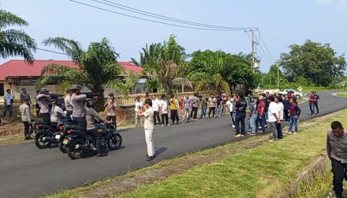 Polres Kaur Gelar Simulasi Pelayanan Aksi Unjuk Rasa, Latih Kesiapsiagaan Personel Hadapi Penyampaian Aspirasi Masyarakat