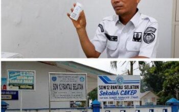 Baru Jabat 3 Bulan, Kasek SD 12 Rantau Selatan Ciptakan lingkungan Sekolah Asri
