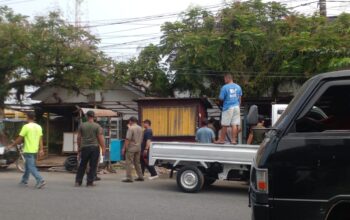 Baru Jabat 1 Bulan, Kasat Pol PP Labubanbatu, Tertibkan PKL