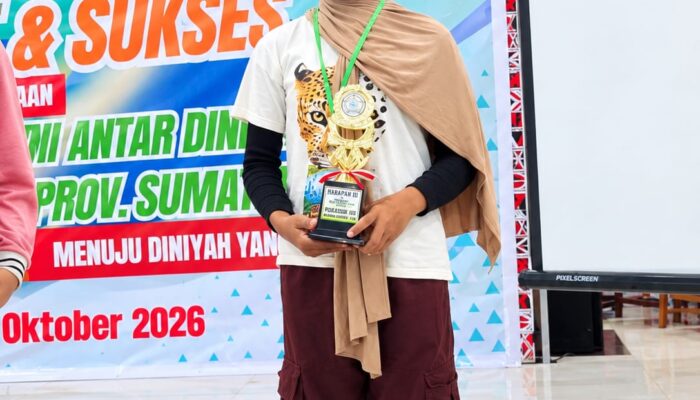 Membanggakan! Nur Assyfa Fazira Saragih Raih Harapan III Lari 100 Meter Putri di PORSADIN Sumut 2026