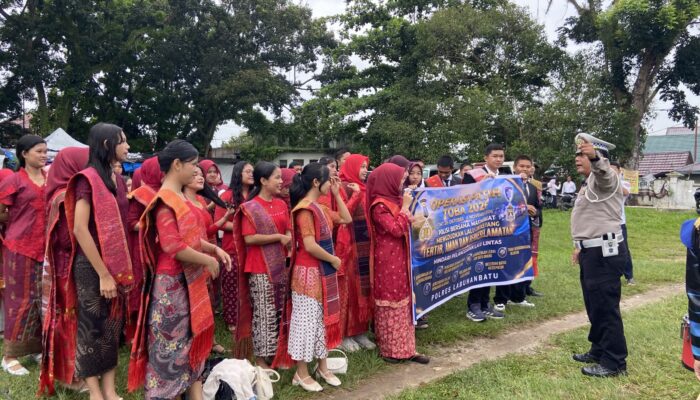 Sat Lantas Polres Labuhanbatu,Edukasi Pelajar dalam Ops Patuh Toba 2026