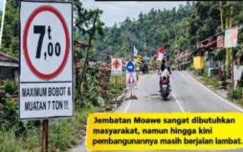 Lambatnya Pembangunan Jembatan Moawe Gusit, Diduga Picu Inflasi Dijumlah Daerah, Gubernur Sumut Dimita Turun Tangan