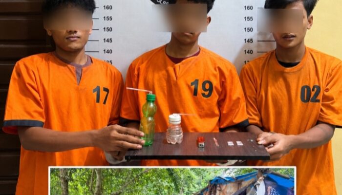 Kembali Team Gabungan Satresnarkoba Ciduk 3 orang Pelaku Narkoba