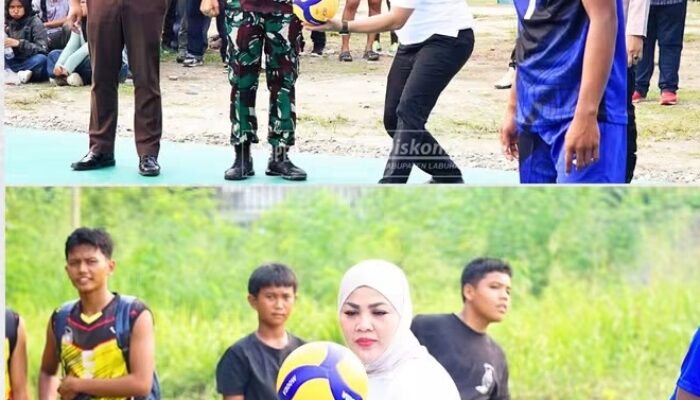 Semarak HUT Labuhanbatu ke-81, Piala Bupati Voli 2026 Resmi Bergulir